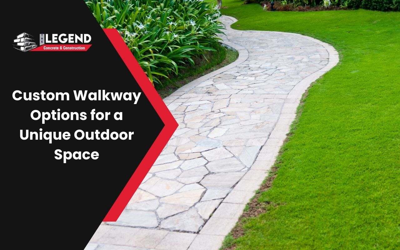 A walkway with carved stone edging for a detailed look.