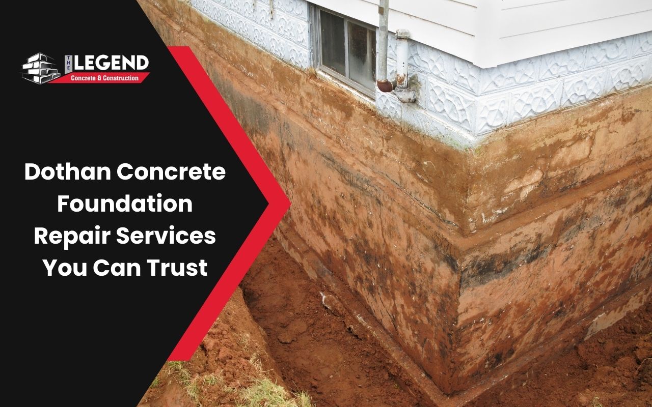 Professional concrete foundation repair in Dothan, AL