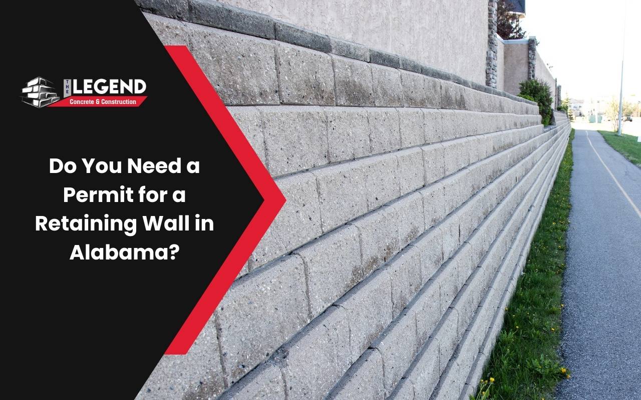 Retaining wall permits Alabama guide for homeowners