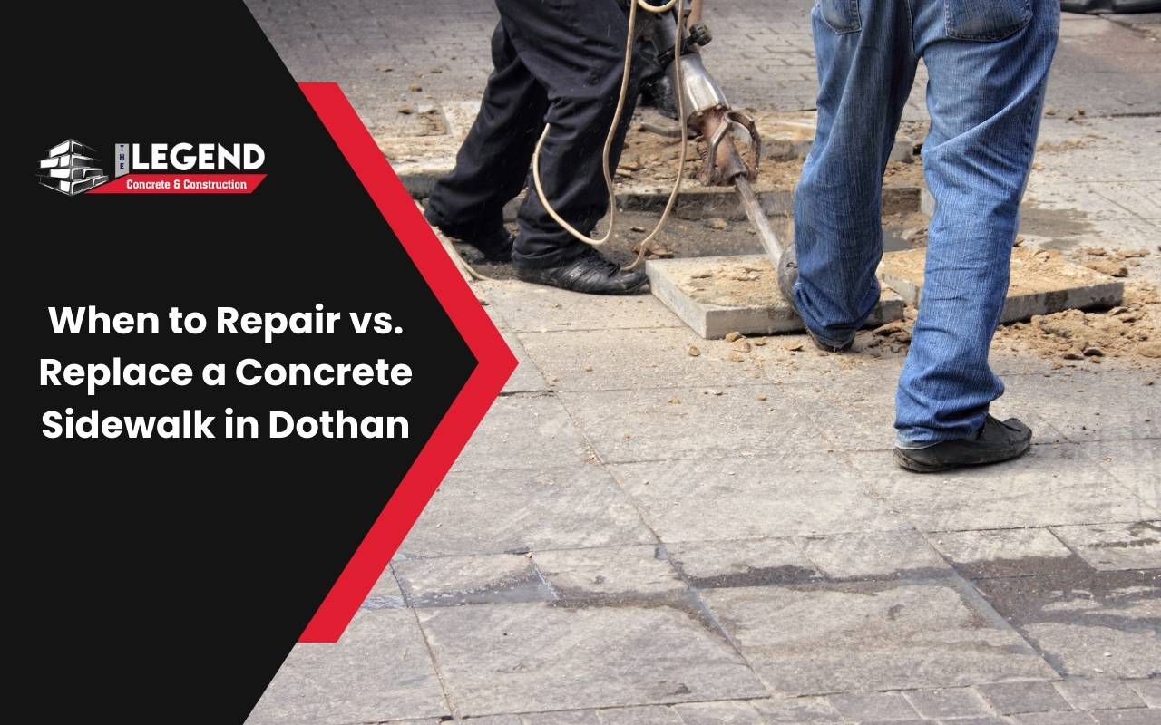Cracks showing need for sidewalk repair Dothan