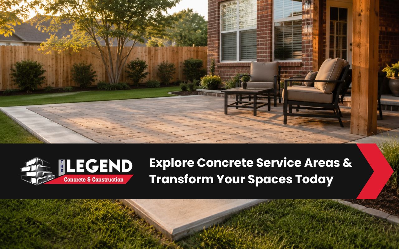 Concrete service areas for homes near Dothan, AL